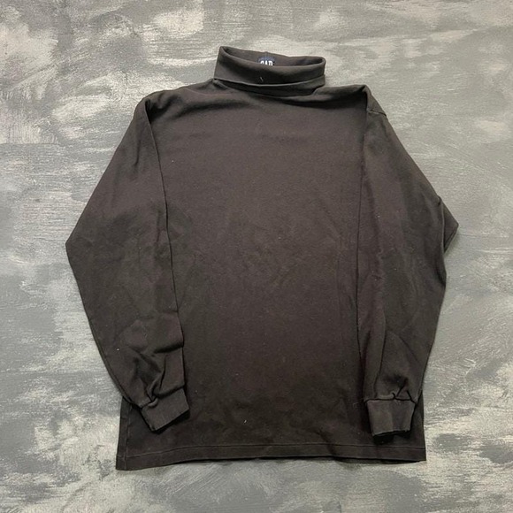 GAP Other - Vintage Gap Turtle Neck Shirt Mens‎ Medium Black 1990s